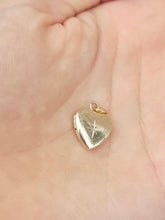 Load image into Gallery viewer, 14K Gold Heart Locket Pendant