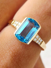 Load image into Gallery viewer, Ocean Blue Topaz Ring-  Le Vian®