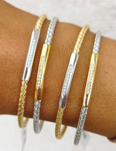 Load image into Gallery viewer, *NEW* Elegance Italian Cuff with Cubic Zirconia