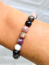 Load image into Gallery viewer, Tourmaline Beaded Stretch Bracelet