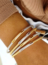 Load image into Gallery viewer, *NEW* Elegance Italian Cuff with Cubic Zirconia
