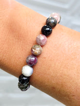 Load image into Gallery viewer, Tourmaline Beaded Stretch Bracelet