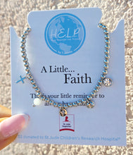 Load image into Gallery viewer, St. Jude "A Little Faith" Multi Charms Charity Bracelet