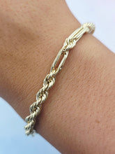 Load image into Gallery viewer, 8" Lightweight Milano Italian Bracelet - 14K Yellow Gold