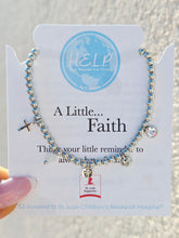 Load image into Gallery viewer, St. Jude "A Little Faith" Multi Charms Charity Bracelet
