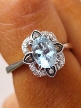 Load image into Gallery viewer, Sea Blue Aquamarine Le Vian® Ring 14K Gold
