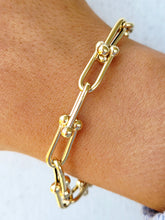 Load image into Gallery viewer, U Link Yellow Gold Bracelet - 14K