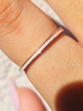 Load image into Gallery viewer, Thin Enameled Sterling Silver Ring