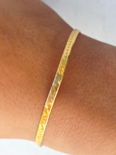 Load image into Gallery viewer, Gold Plated Herringbone Bracelet