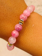 Load image into Gallery viewer, Pink Chalcedony Courage Within Bracelet - TJazelle