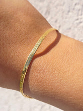 Load image into Gallery viewer, Gold Plated Herringbone Bracelet