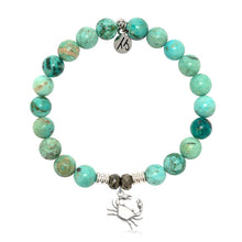 Load image into Gallery viewer, "Crab"Charm Bracelet - Sterling Silver TJazelle