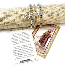 Load image into Gallery viewer, St. Rocco Patron Saint of Dog's Beaded Bracelet - Love Lisa