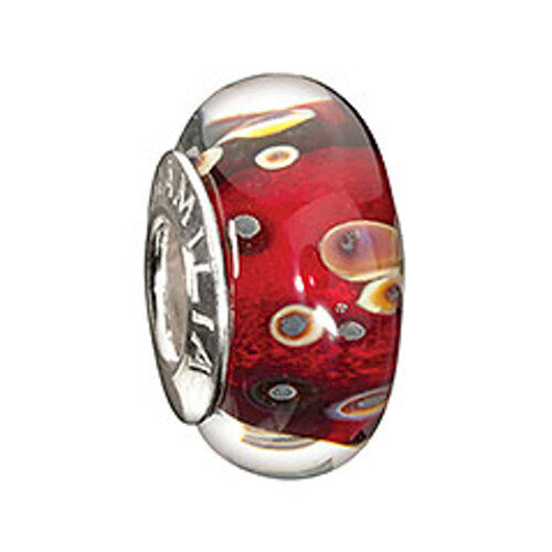 Rocky Raku Murano Glass Bead - Chamilia