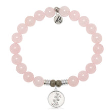 Load image into Gallery viewer, "Cherry Blossom" Silver Charm Bracelet - TJazelle