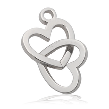 Load image into Gallery viewer, "Linked Hearts" Sterling Silver Charm Bracelet - TJazelle