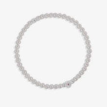 Load image into Gallery viewer, Eternal Mini Rose Pearl Stretch Bracelet - Luca and Danni