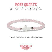 Load image into Gallery viewer, Rose Quartz Holy Water Bracelet