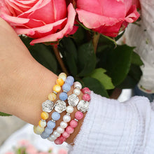 Load image into Gallery viewer, "Rose of Love" Pink Jade Bracelet - TJazelle
