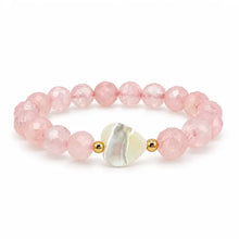 Load image into Gallery viewer, Rose Quartz Worry Stone Bracelet