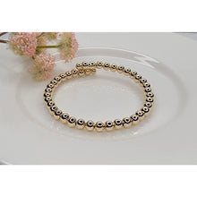 Load image into Gallery viewer, Round Beaded Flexible &amp; Stackable Bangle Bracelet
