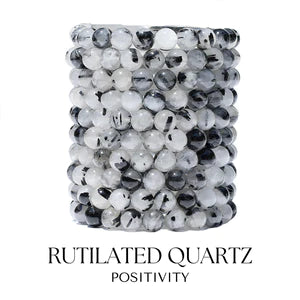 Cleansing Rutilated Quartz Stacker - TJazelle