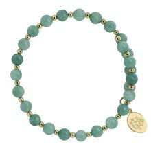 Load image into Gallery viewer, Seafoam Quartz Gold-Filled Bead Wrap - By Wind &amp; Fire