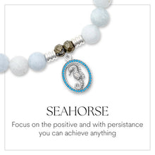Load image into Gallery viewer, Seahorse Silver Charm Bracelet - TJazelle