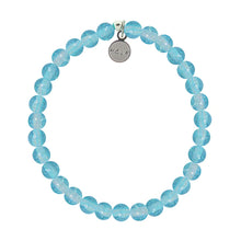Load image into Gallery viewer, Sea the Beauty Stacker with Blue Glass Shimmer -TJazelle HELP Collection