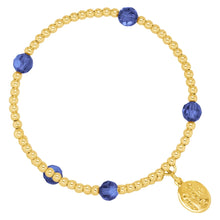 Load image into Gallery viewer, September Birthstone Gold-Filled Bead Wrap- By Wind &amp; Fire