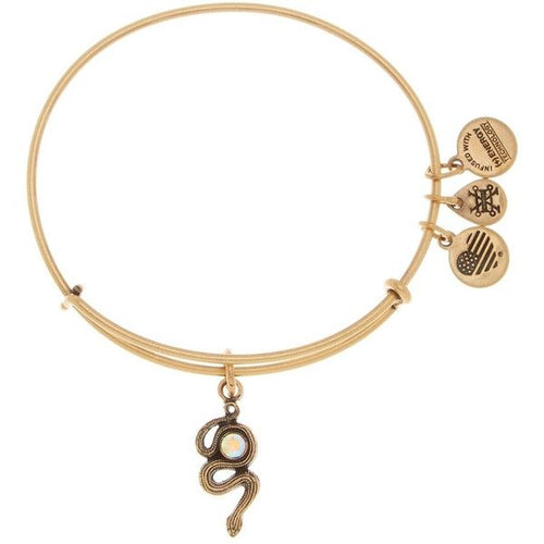 Snake with Crystals Bangle Bracelet - Alex and Ani