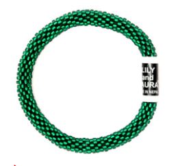 Shiny Matte Forest Green - Roll On Bracelet