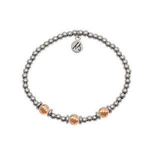 Thankful For You Champagne Agate Bracelet - TJazelle Affirmations Collection