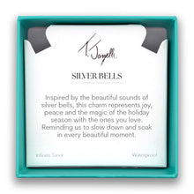 Load image into Gallery viewer, Silver Bells Infinite Steel Charm Bracelet  - TJazelle Holiday Collection