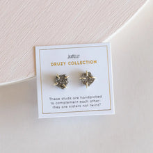 Load image into Gallery viewer, Silver Druzy Earrings - Jax Kelly