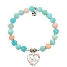 Load image into Gallery viewer, Sister Heart Charm Silver Bracelet- TJazelle