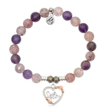 Load image into Gallery viewer, Sister Heart Charm Silver Bracelet- TJazelle