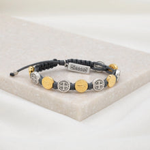 Load image into Gallery viewer, Benedictine Blessing Bracelet (Mixed Medals) - My Saint My Hero