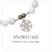 Load image into Gallery viewer, "Snowflake" Opal Charm Bracelet - TJazelle Holiday Collection