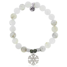 Load image into Gallery viewer, "Snowflake" Opal Charm Bracelet - TJazelle Holiday Collection
