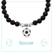 Load image into Gallery viewer, Soccer Charm Bracelet -  TJazelle HELP Collection