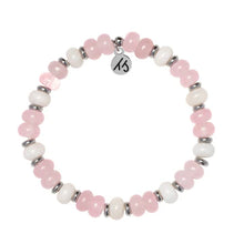Load image into Gallery viewer, Rose Quartz Beige Jade Soulful Bracelet - TJazelle