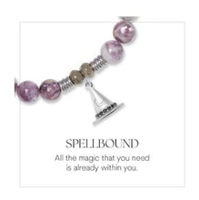 Load image into Gallery viewer, Spellbound Witch Hat Charm Bracelet - TJazelle