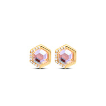 Load image into Gallery viewer, Stardust Angel Aura Quartz Stud Earrings - Chloe and Lois