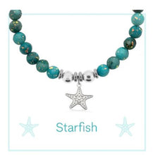 Load image into Gallery viewer, Starfish Charm Bracelet -  TJazelle HELP Collection