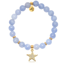 Load image into Gallery viewer, Starfish Gold Plated Charm Bracelet - TJazelle