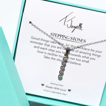 Load image into Gallery viewer, Stepping Stones Necklace - Sterling Silver TJazelle