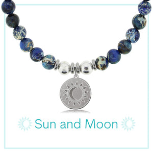 Sun and Moon TJazelle HELP Charm Bracelet