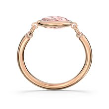 Load image into Gallery viewer, Tahlia Ring - Pink Stone with Rose Gold Plating
