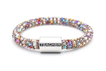 Load image into Gallery viewer, Teacher Roll On Charm Bracelet